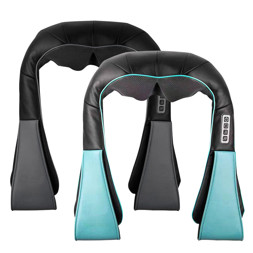 NNEAGS 2X Electric Kneading Back Neck Shoulder Massage Arm Body Massager Black/Blue
