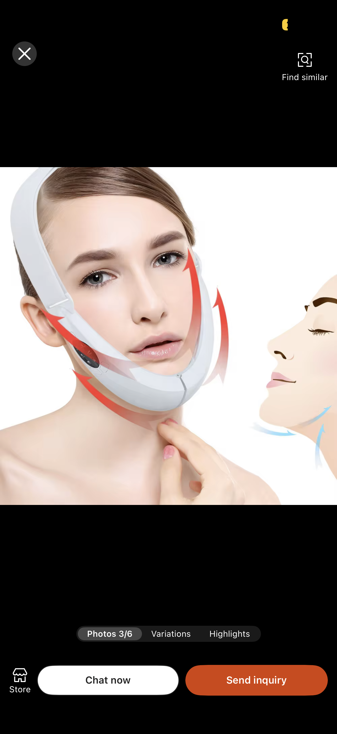 V line skin tightening